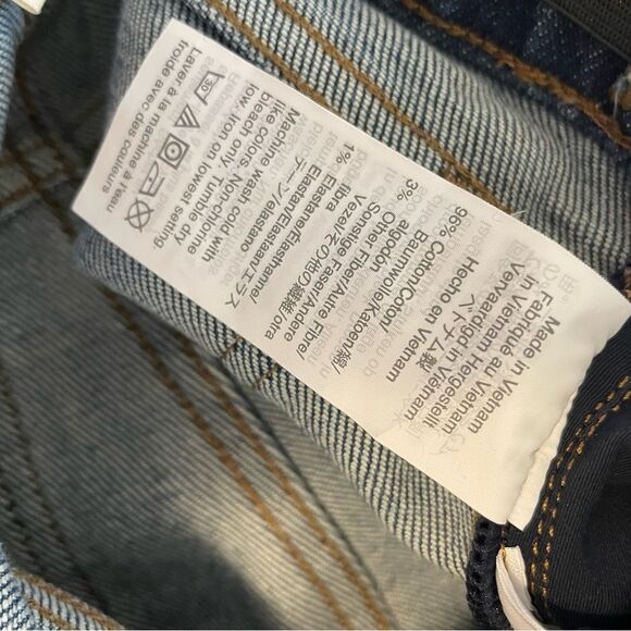 Madewell Maternity Classic Straight Dark Wash Jeans Size 24 NWT - Picture 7 of 7